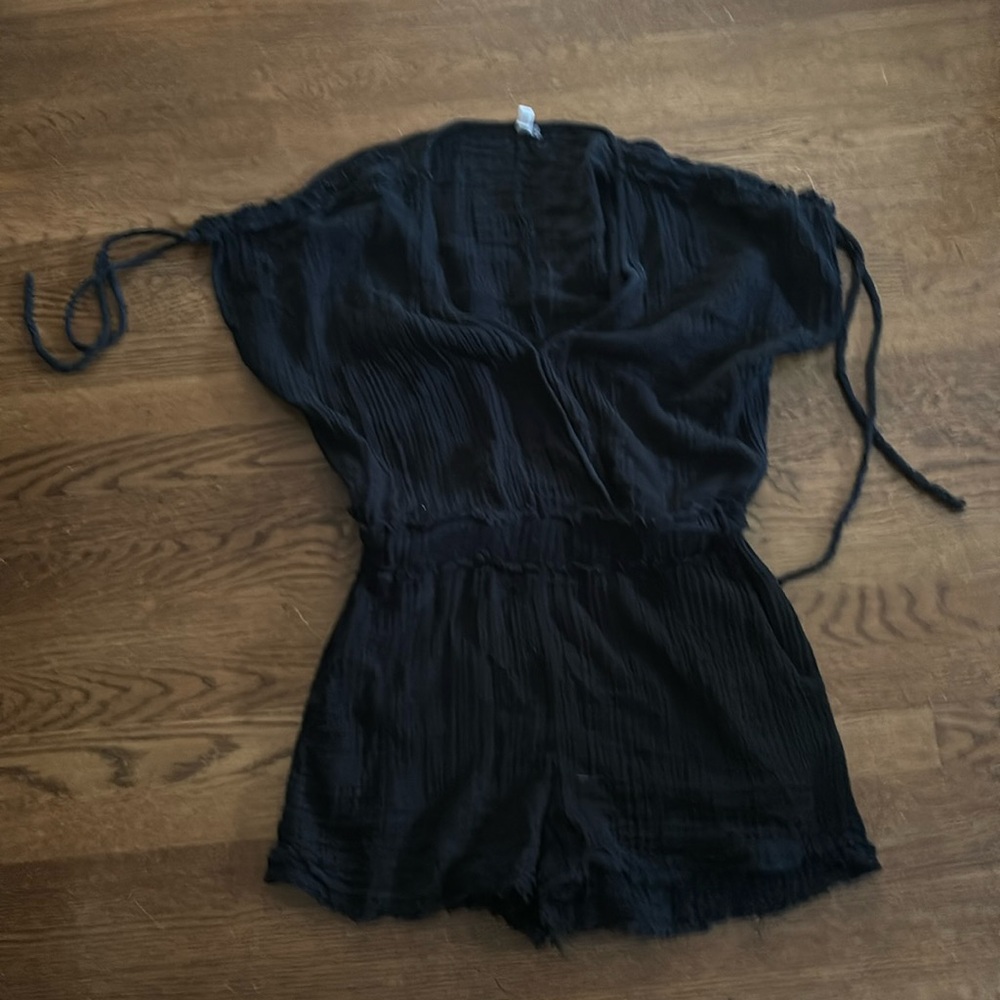 Black romper.